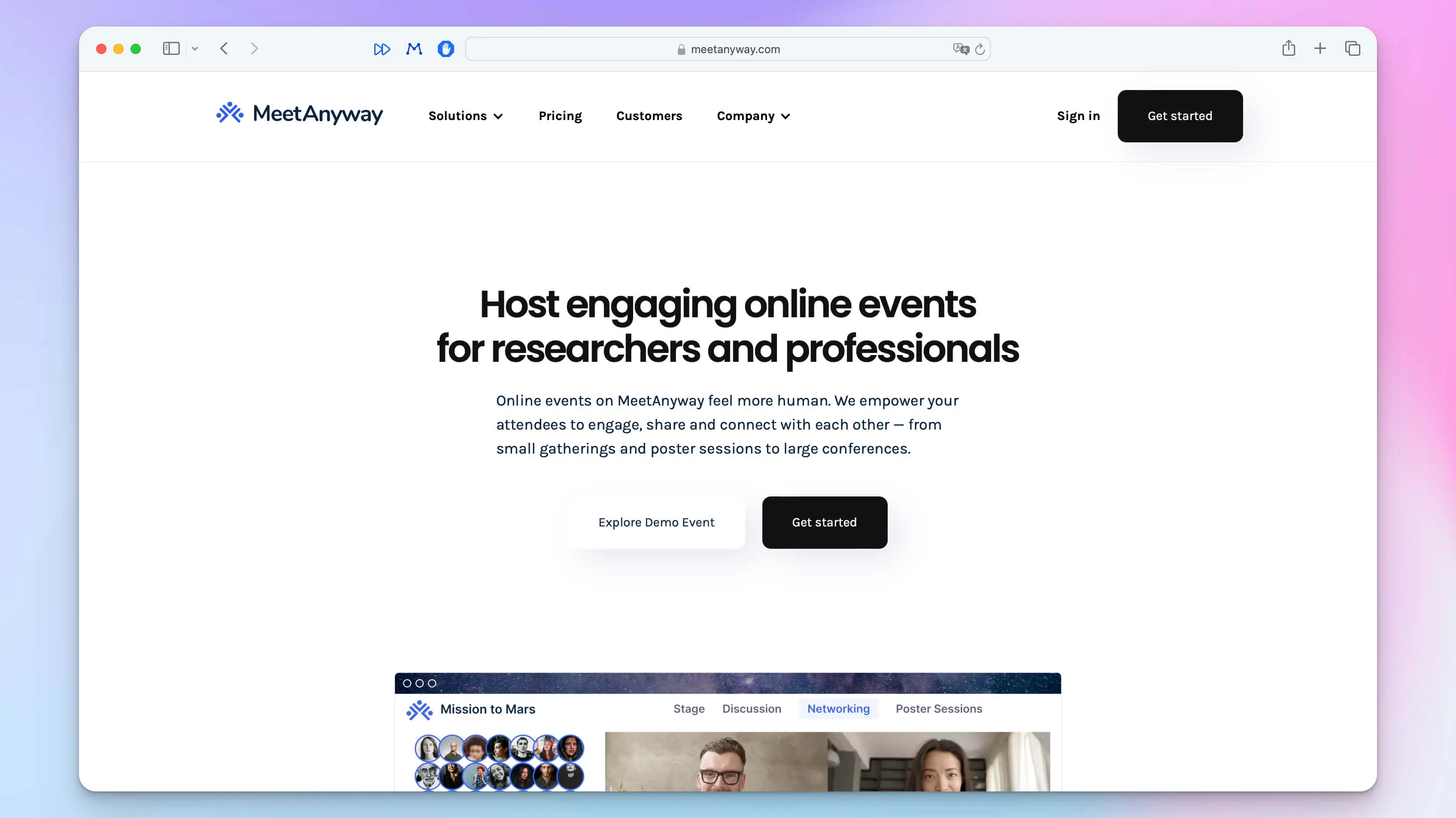 MeetAnyway: Skalierbare Online‑Event‑Plattform mit Echtzeit‑Interaktionen für Tausende Nutzer